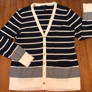 Polo striped sweater, size XL.